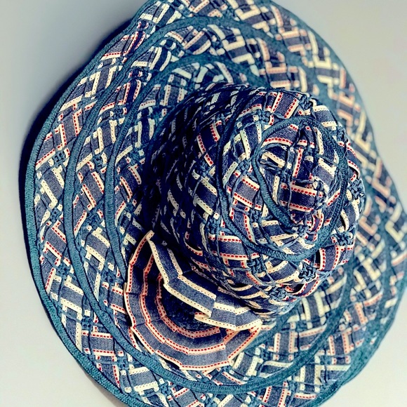 Vintage Cynthia Rowley summer woven hat - Picture 3 of 8